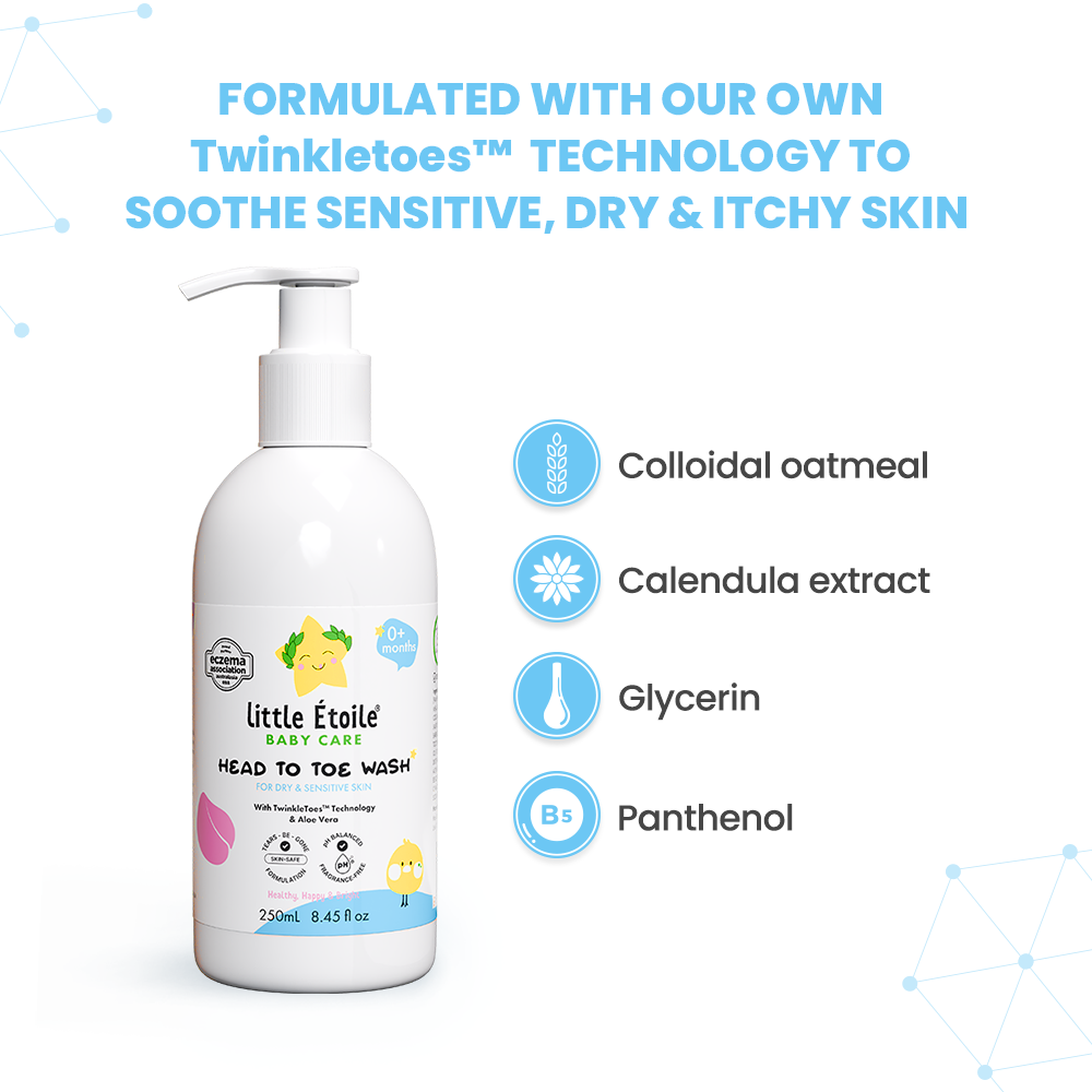 Head To Toe Wash For Dry & Itchy Skin (0+ Months)