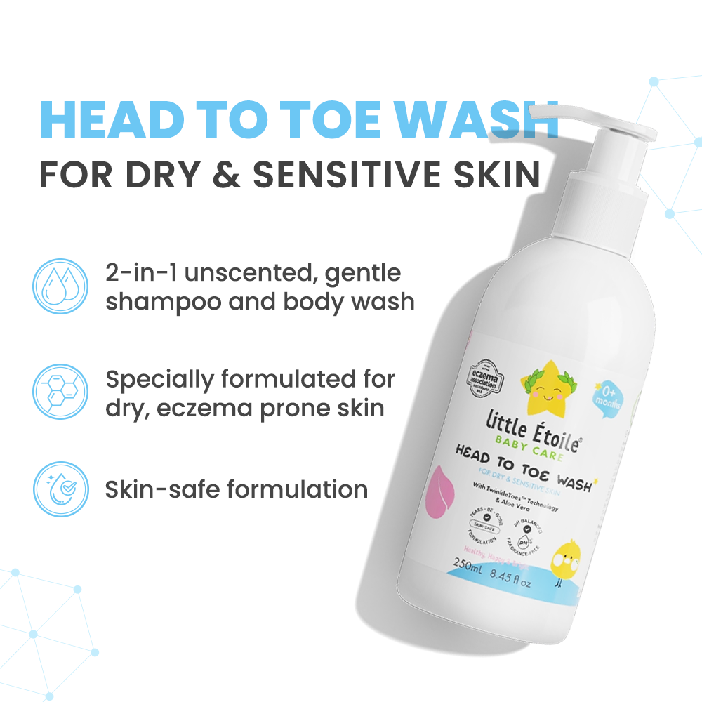 Head To Toe Wash For Dry & Itchy Skin (0+ Months)