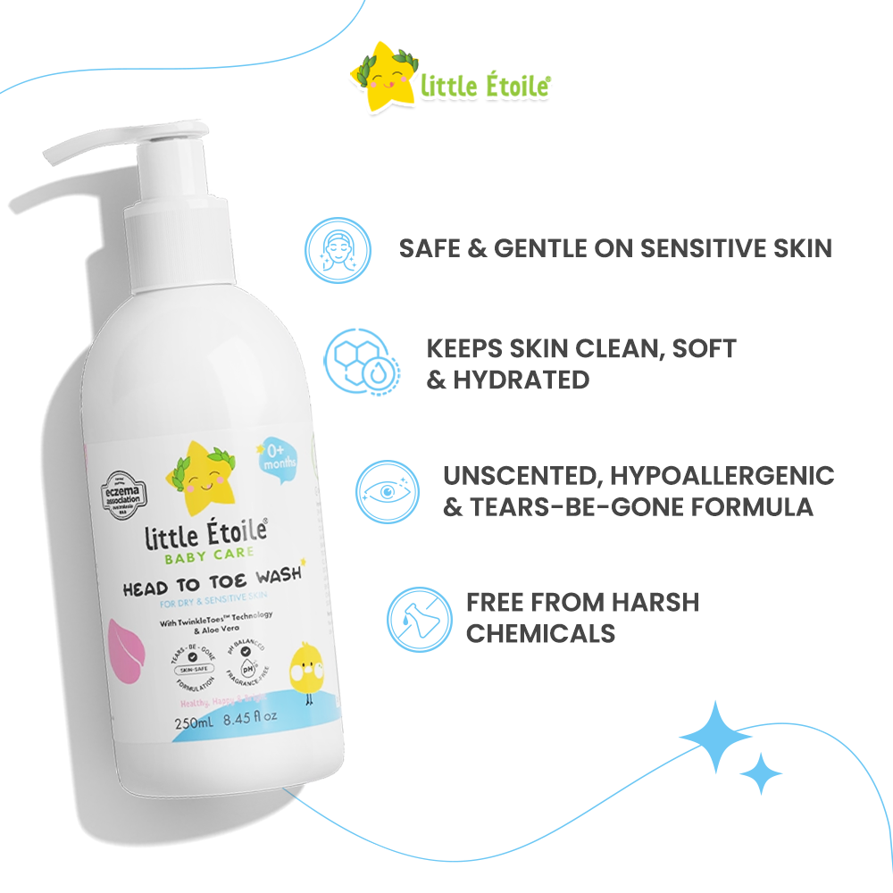 Head To Toe Wash For Dry & Itchy Skin (0+ Months)