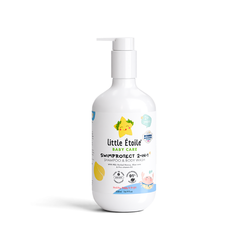 SwimProtect 2-in-1 Shampoo & Body Wash, Chlorine Removal, for 2+ Years