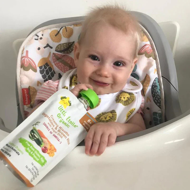 Organic Creamy Risotto, Vegetables & Brown Rice with DHA – 6+ Months, 120g