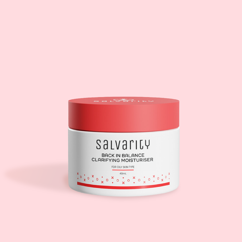 Salvarity Back in Balance Clarifying Moisturizer package zoom-in