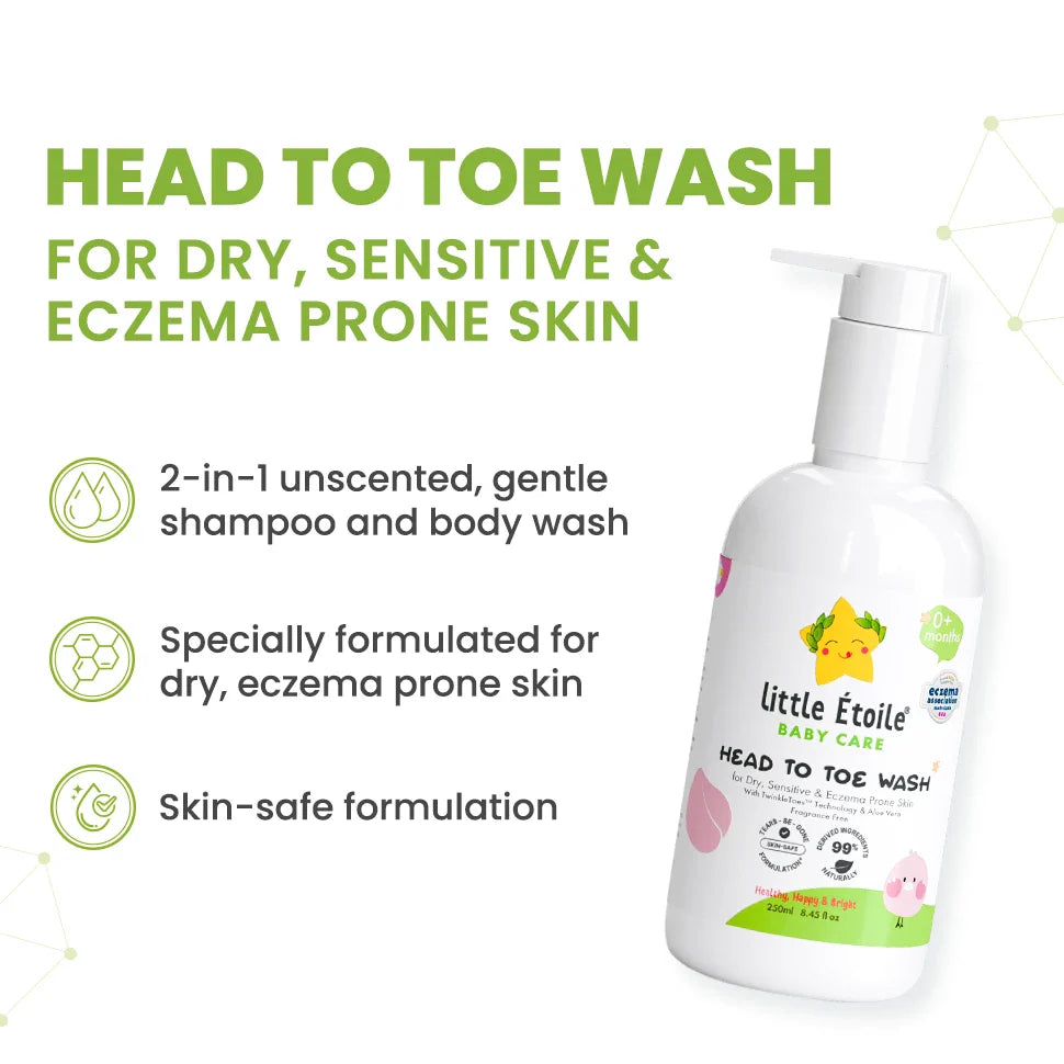 Head To Toe Wash For Dry & Itchy Skin (0+ Months)