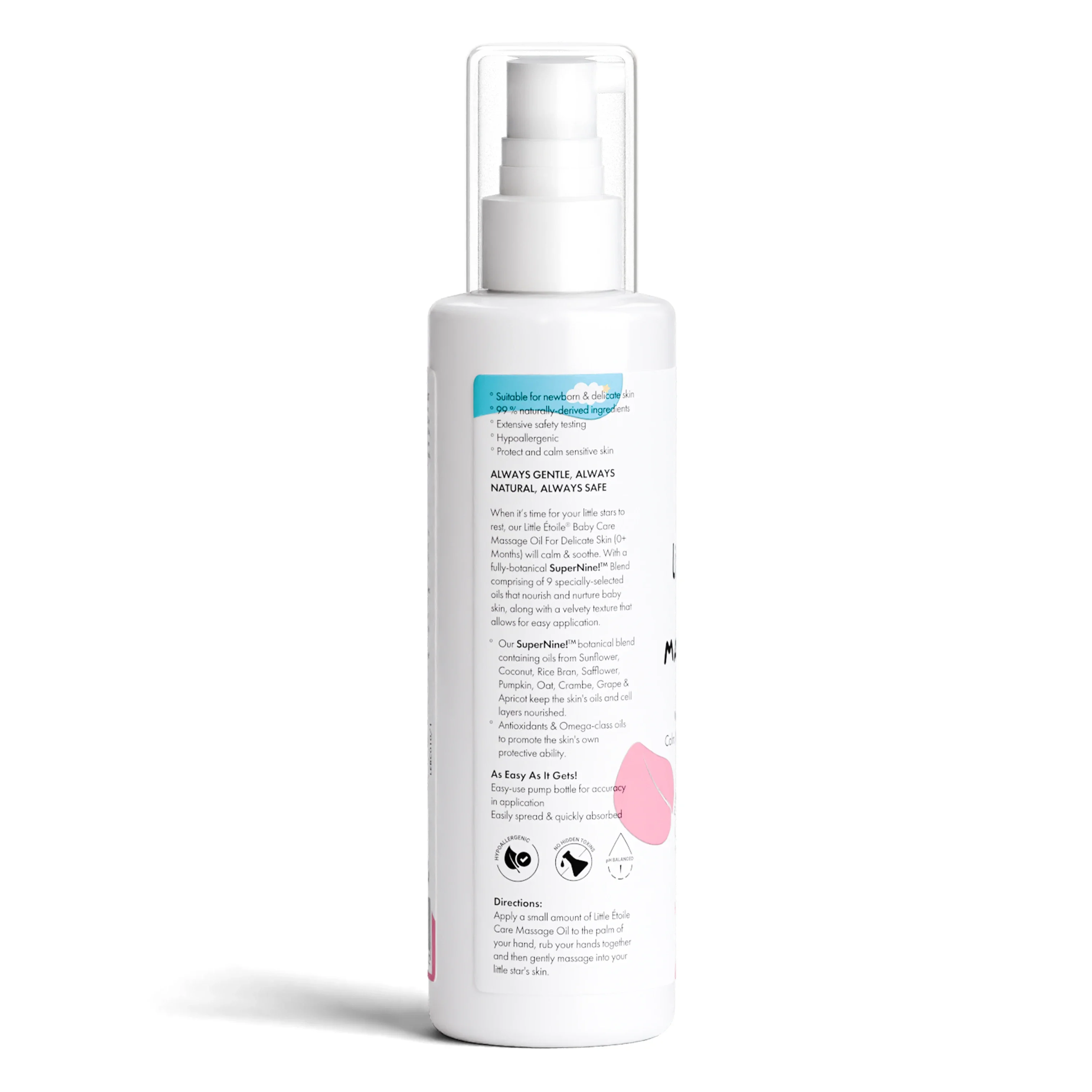 Massage Oil for Delicate Skin (0+ Months), 200mL