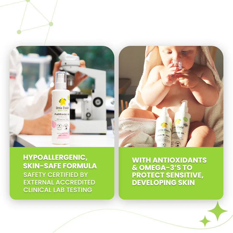 Massage Oil for Delicate Skin (0+ Months), 200mL