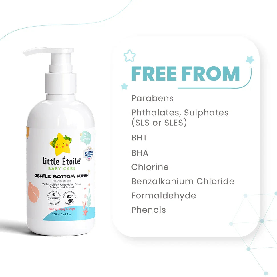 Gentle Bottom Wash for Delicate Skin (2+ Years)