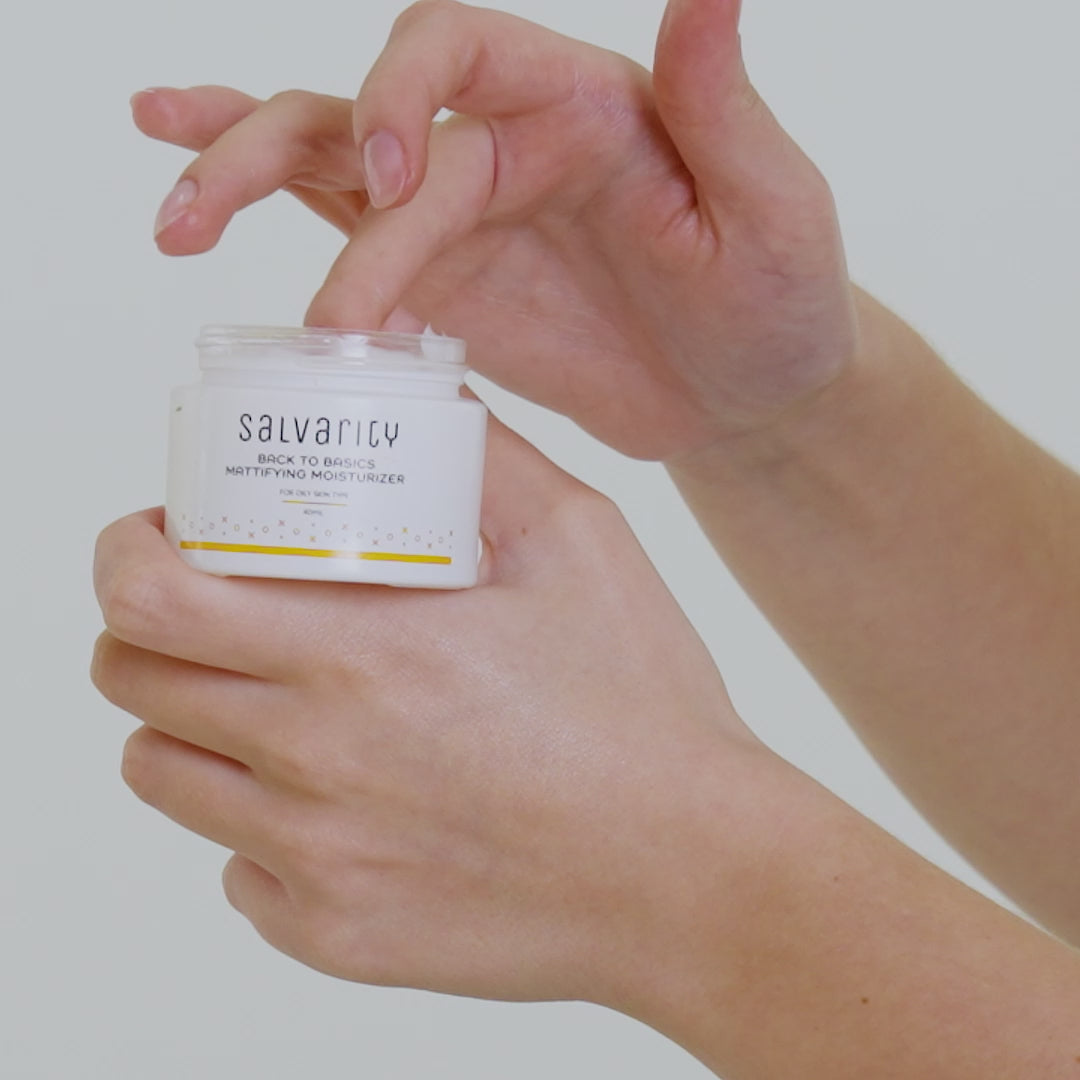 Load video: Back to Basics Mattifying Moisturiser